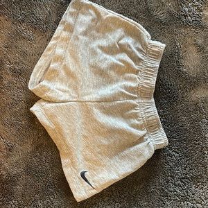 Girls Grey Nike Shorts